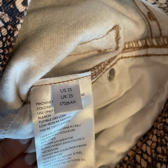 High Rise Snake Print Jeans ๐ - Picture 8 of 11